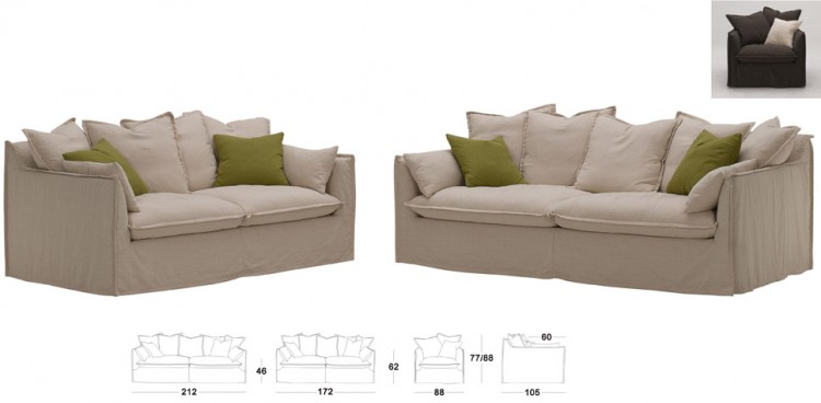 Mimosa Furniture Marvin 3 2 1 Fabric Sofas Marvin 3 2 1